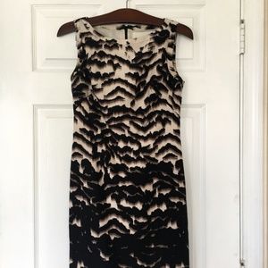 Banana Republic Sheath Dress Lace Overlay Silk 0p